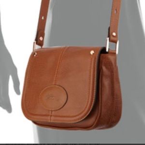 Longchamp Mystery Small Leather Crossbody Bag